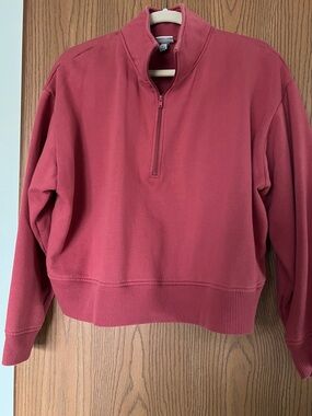 a new day cropped quarter zip